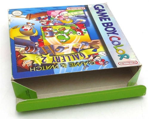 Game & Watch Gallery 2 - Original Kasse - GameBoy Color spil (B Grade) (Genbrug)